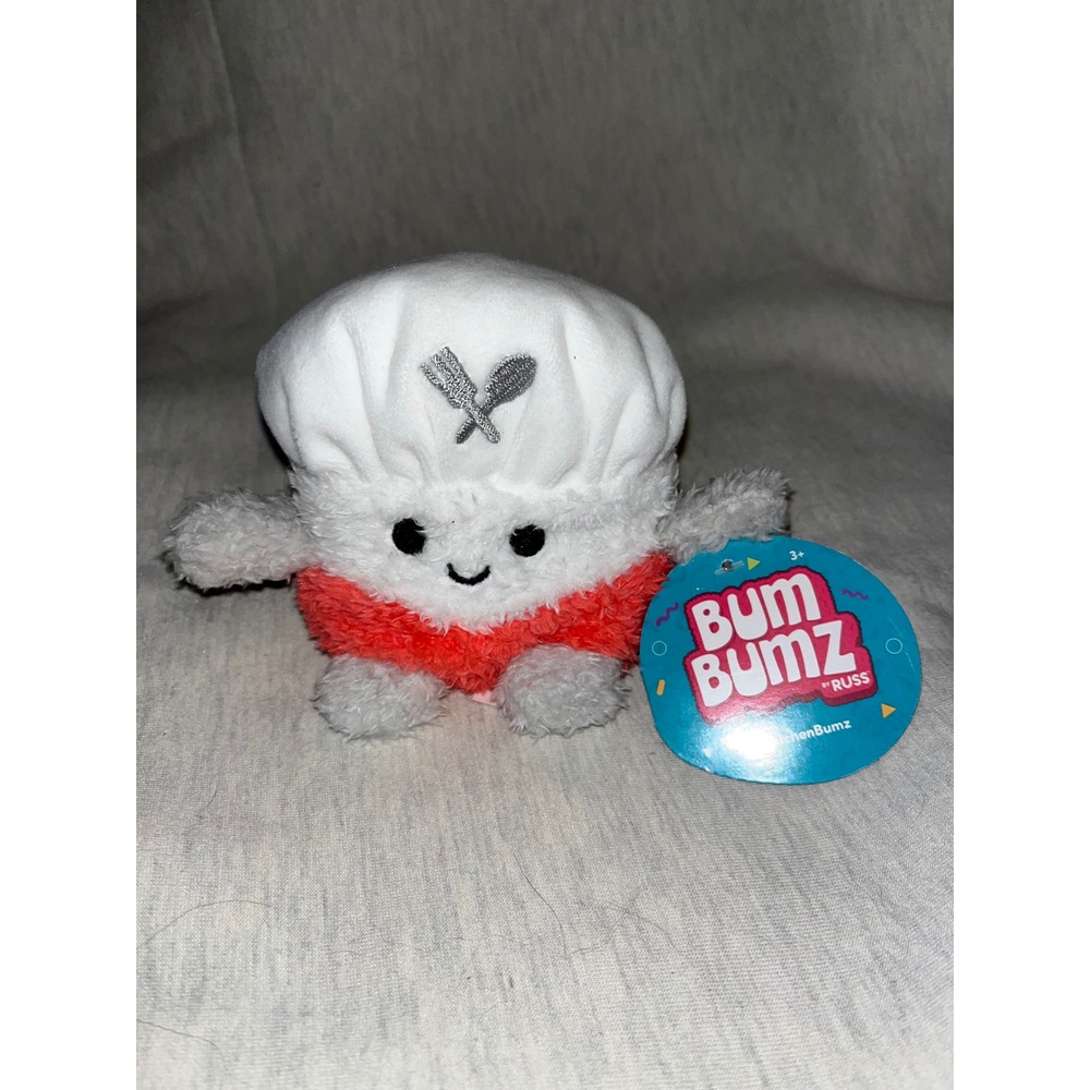 BumBumz KitchenBumz Chef Plush Stuffed Animal Toy -‎ Mini Collectible